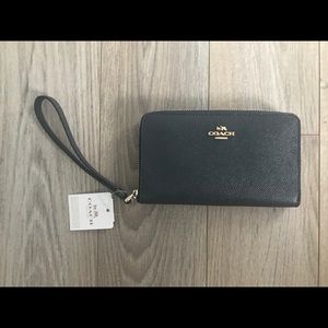 Navy blue Coach clutch